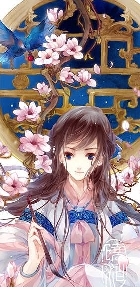古代秀麗的女子
