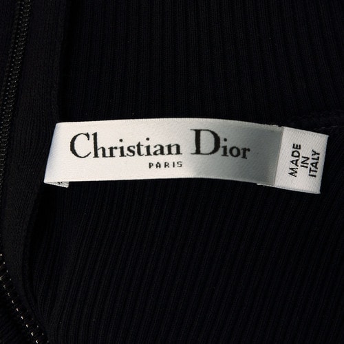 DIOR/迪奧 秋冬修身拼接長袖高領羊毛連衣裙 女士連衣裙 5A21617A1176PP1605
