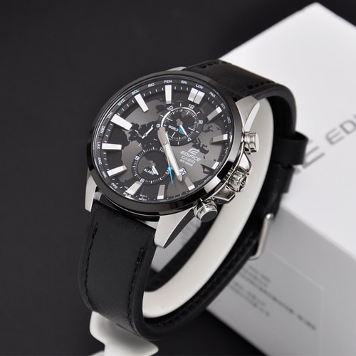 CASIO/卡西歐手表男士防水真皮休閑商務石英表 EFR-303L-1AVUPR