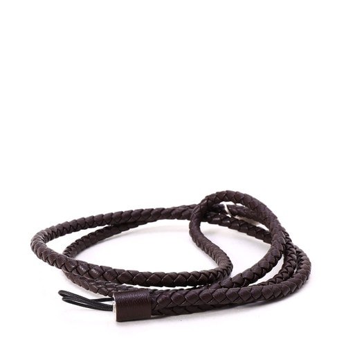 Bottega Veneta(葆蝶家) 棕色皮質(zhì)手機(jī)鏈