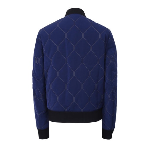 KENZO/高田賢三 藏藍色長袖立領夾克男士外套 1MB 5BL102 78