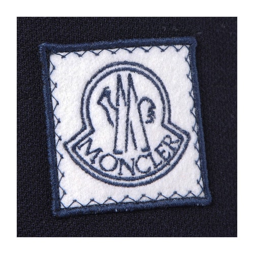 Moncler/蒙克萊 男士外套 棉毛混紡隱藏式風帽皮飾口袋邊男士長袖羽絨服
