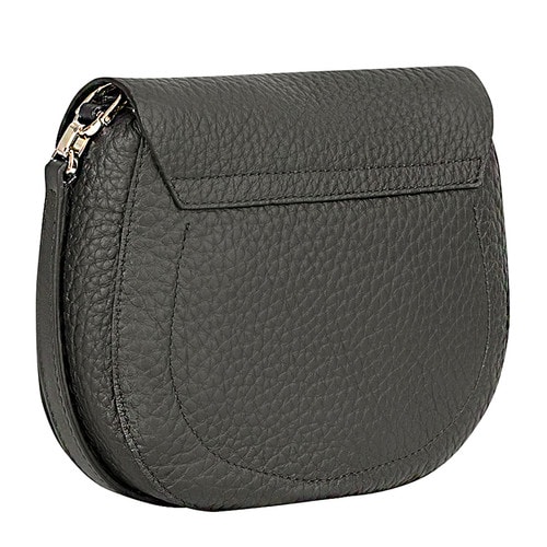 FURLA/芙拉 鎖扣圓底純皮鏈條小包 黑色