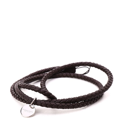 Bottega Veneta(葆蝶家) 棕色皮質(zhì)手機(jī)鏈