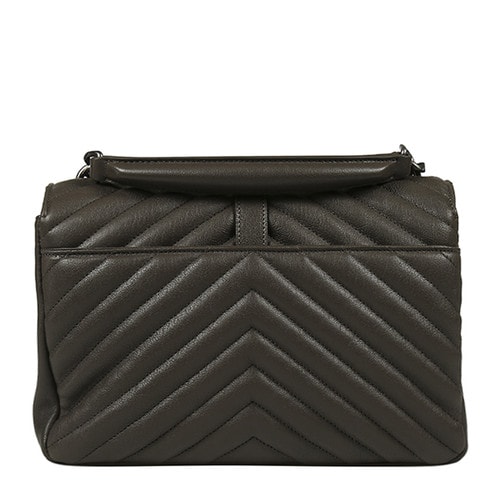 Yves saint Laurent/圣羅蘭 16秋冬新品 牛皮革YSL黑標鏈條女士手提包 428056BRM04