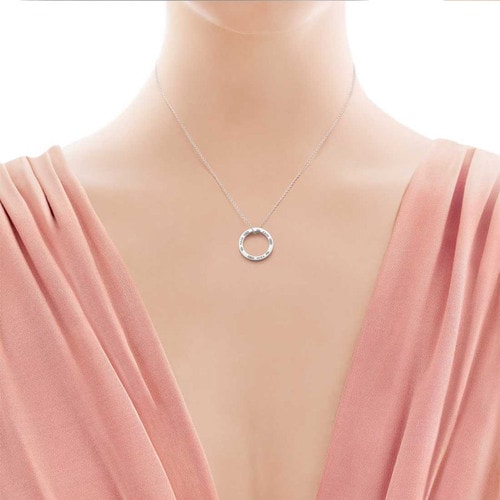 Tiffany & Co./蒂芙尼 925純銀1837圈形單環(huán)中號項(xiàng)鏈 TCDZ0044