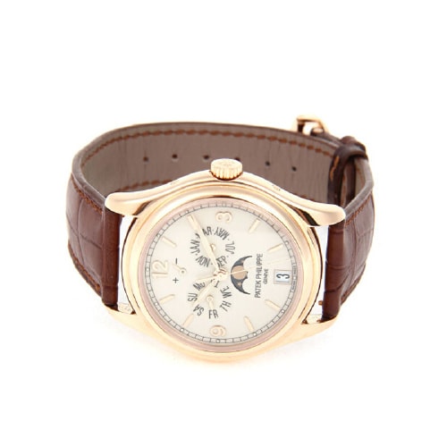 Patek Philippe/百達(dá)翡麗 復(fù)雜功能計(jì)時(shí) 18K玫瑰金 自動(dòng)機(jī)械男表 5146R-001
