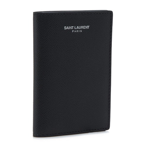 Yves saint Laurent/圣羅蘭 男士黑色牛皮卡包錢包 396276 BTY0N 1000
