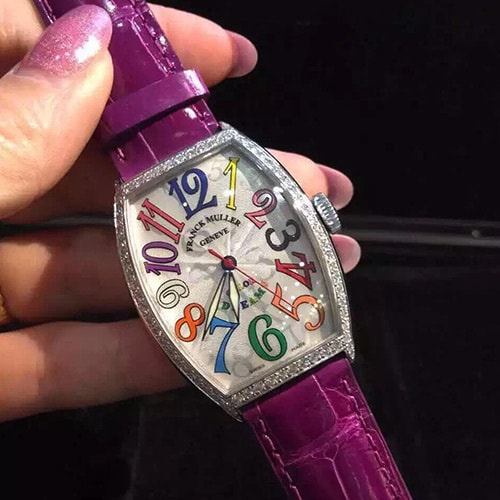 Franck Muller/法蘭克穆勒 COLOR DREAMS系列女式自動(dòng)機(jī)械腕表5850表帶顏色可選