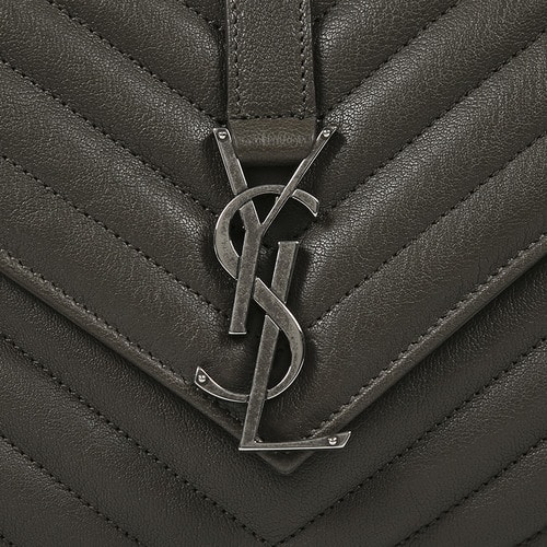 Yves saint Laurent/圣羅蘭 16秋冬新品 牛皮革YSL黑標鏈條女士手提包 428056BRM04