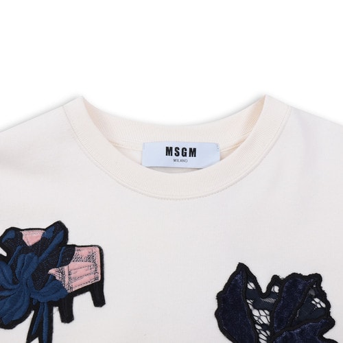 MSGM/MSGM 刺繡小貓圖案 女士衛(wèi)衣 2141MDM136-164790