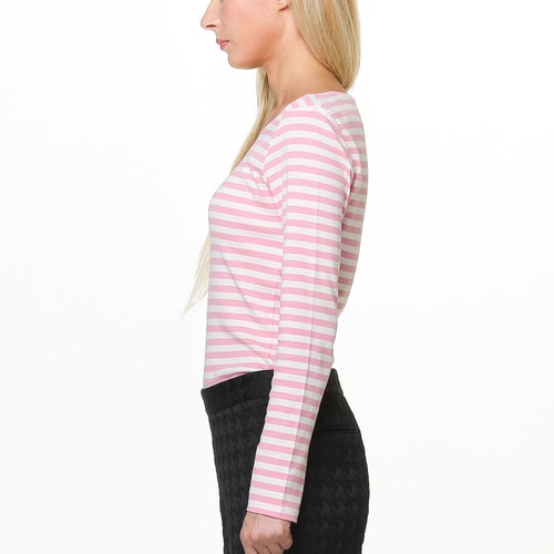 GANT/甘特 女士T恤條紋百搭長(zhǎng)袖圓領(lǐng)T 405750