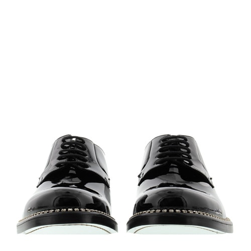 Jimmy Choo/周仰杰 男士 真皮 水鉆裝飾 商務(wù)鞋 BR