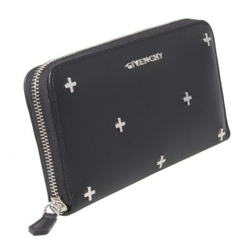 Givenchy/紀梵希 女士黑色牛皮十字架錢包 BC06276683 001