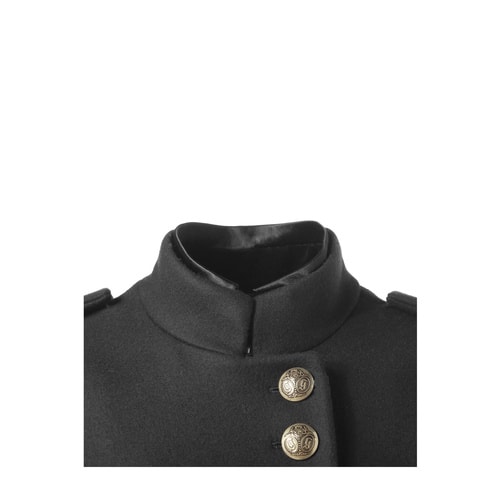 GUCCI/古馳 女士外套 純羊毛浮雕飾扣女士立領(lǐng)夾克