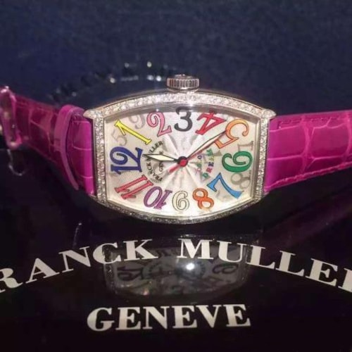 Franck Muller/法蘭克穆勒 COLOR DREAMS系列女式自動(dòng)機(jī)械腕表5850表帶顏色可選