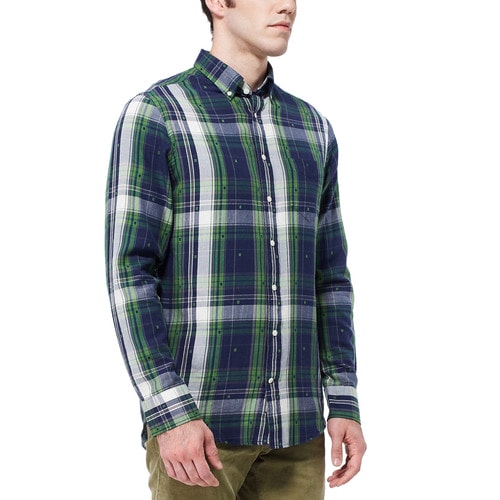 GANT/甘特 男士襯衫格子長(zhǎng)袖襯衫 342904