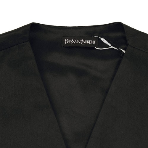 Yves saint Laurent/圣羅蘭 秋冬單排扣桑蠶絲馬甲 男士外套 21931