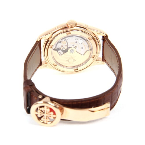 Patek Philippe/百達(dá)翡麗 復(fù)雜功能計(jì)時(shí) 18K玫瑰金 自動(dòng)機(jī)械男表 5146R-001